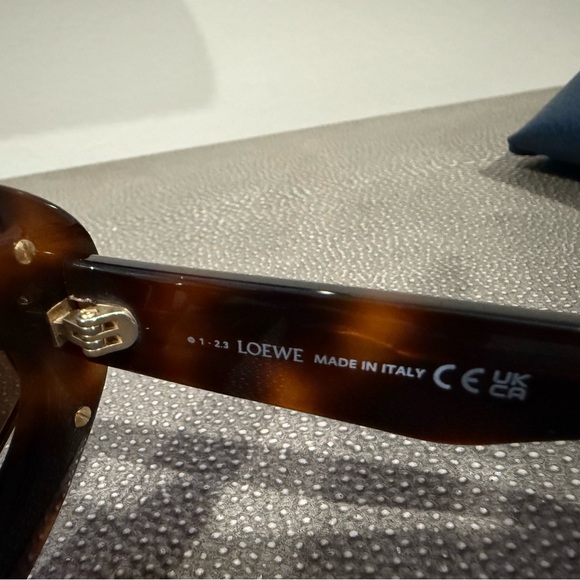 Loewe Double Frame Brown Sunglasses in Excellent Condition - Picture 10 of 11